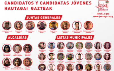Juventudes Socialistas de Euskadi agradece la apuesta del PSE-EE por el rejuvenecimiento de sus listas municipales y forales