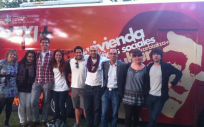 Presentación de la campaí±a electoral y el Patxibus