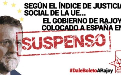 Juventudes Socialistas suspende a Rajoy y reivindica polí­ticas para acabar con la brecha social