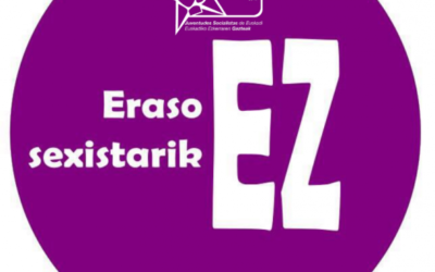 Juventudes Socialistas de Euskadi condena las agresiones ocurridas en Vitoria y Donosti y exigen que se acaben las violencias que sufren las mujeres