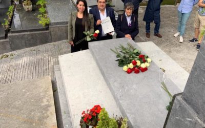Juventudes Socialistas de Euskadi homenajea a Clara Campoamor