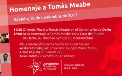Homenaje a Tomas Meabe (Eibar)
