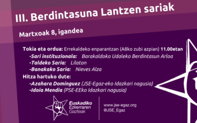 IIIÂª Edición Premios Berdintasuna Lantzen