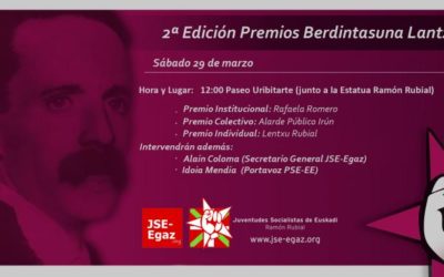 II Edición de los Premios Berdintasuna Lantzen