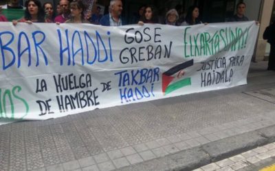 Juventudes Socialistas de Euskadi se adhiere a la huelga de hambre y a la manifestación de la causa saharaui