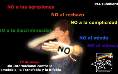 La coordinadora LGTBI Koloreak se suma a la celebración del Día Internacional contra la Homofobia y la Transfobia.