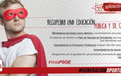 “Las y los socialistas recuperaremos la educación pública y de calidad”