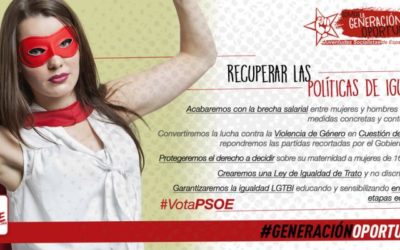 “La igualdad real y efectiva llegará sólo de la mano del PSOE”