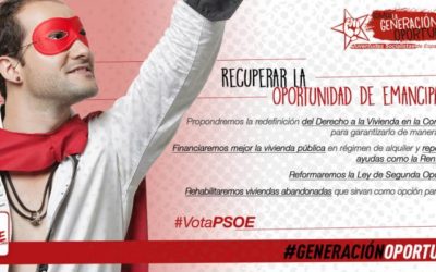 “Sólo con Pedro Sánchez las y los jóvenes recuperaremos la oportunidad de emanciparnos”