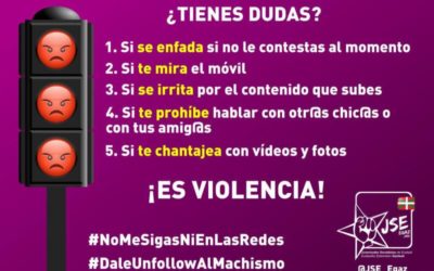 JSE-Egaz y PSE-EE lanzan el 25N la campaña #NoMeSigasNiEnLasRedes para concienciar a la sociedad sobre la violencia en red
