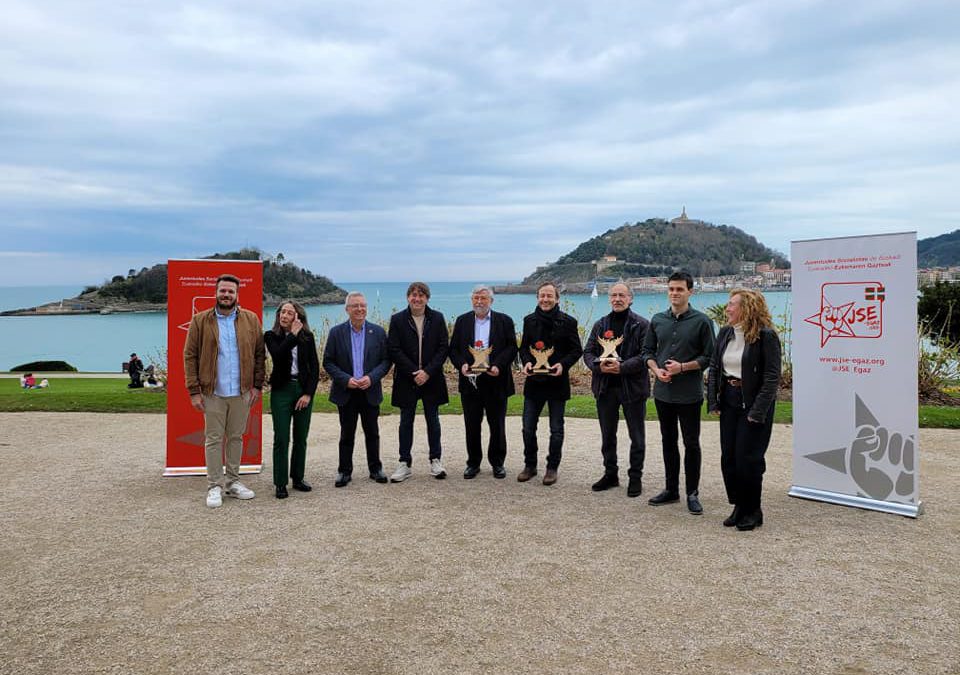 Juventudes Socialistas de Euskadi entrega sus premios Oroimen Hegoak 2022
