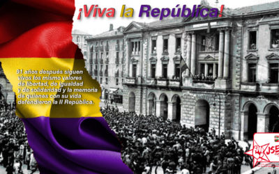Juventudes Socialistas de Euskadi reivindica la vigencia de los valores de la Segunda República