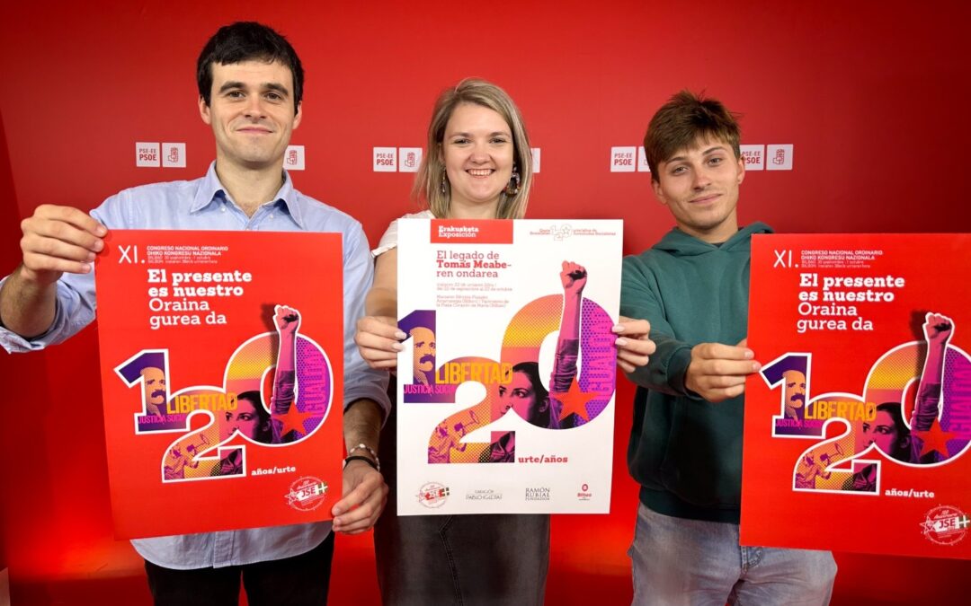 Juventudes Socialistas celebra en Bilbao su 120 aniversario con un Congreso Nacional y una exposición histórica