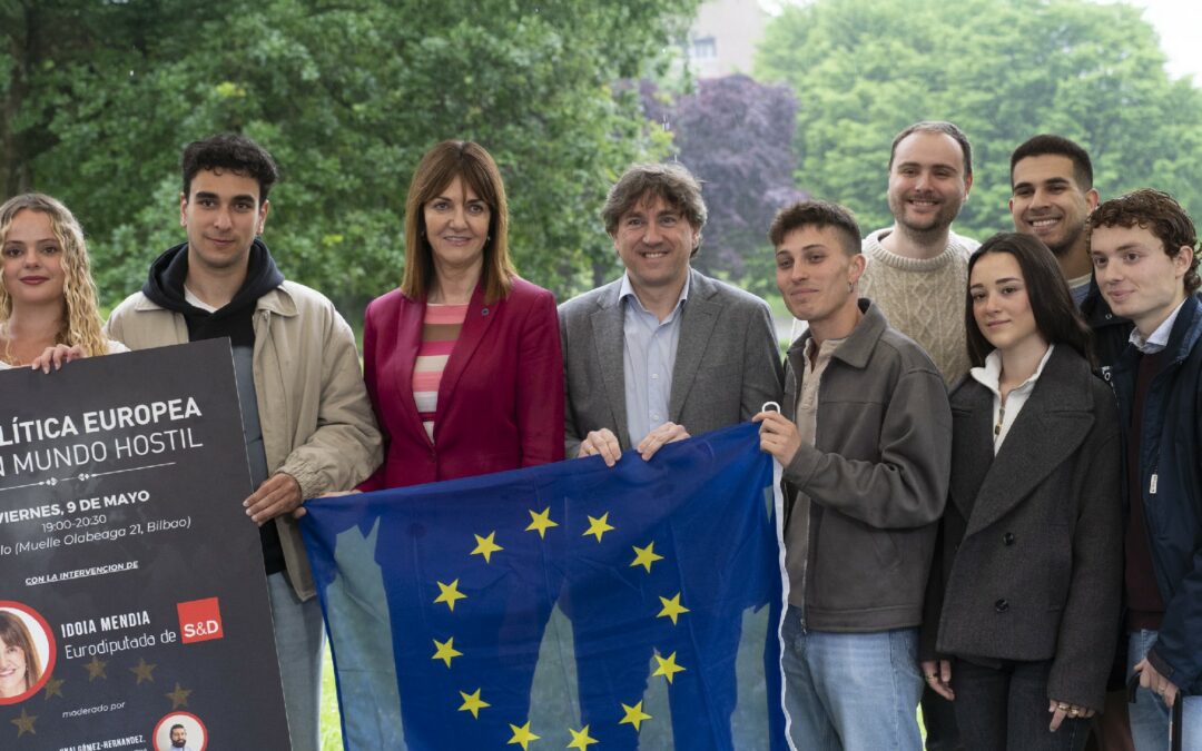 Las Juventudes Socialistas de Euskadi reivindican en Bilbao una Europa de igualdad, libertad y derechos