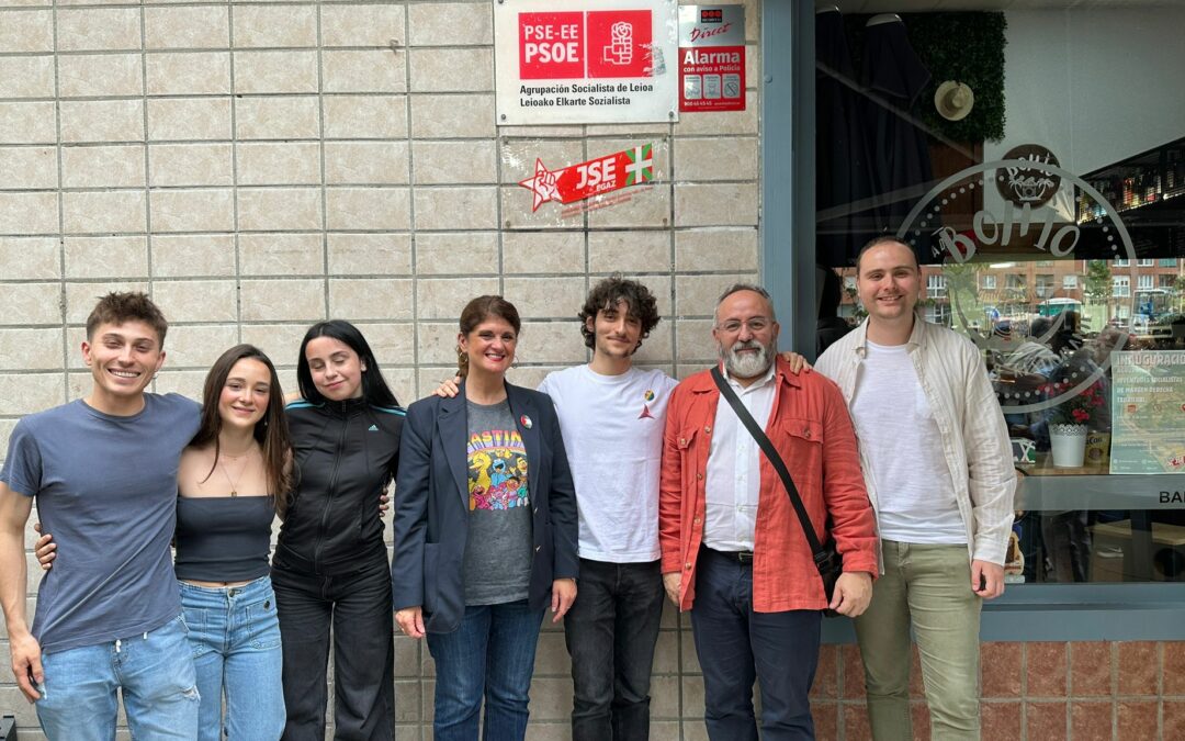 La nueva Agrupación de Juventudes Socialistas de Margen Derecha – Txorierri arranca su andadura con un emotivo acto en Leioa