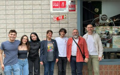 La nueva Agrupación de Juventudes Socialistas de Margen Derecha – Txorierri arranca su andadura con un emotivo acto en Leioa